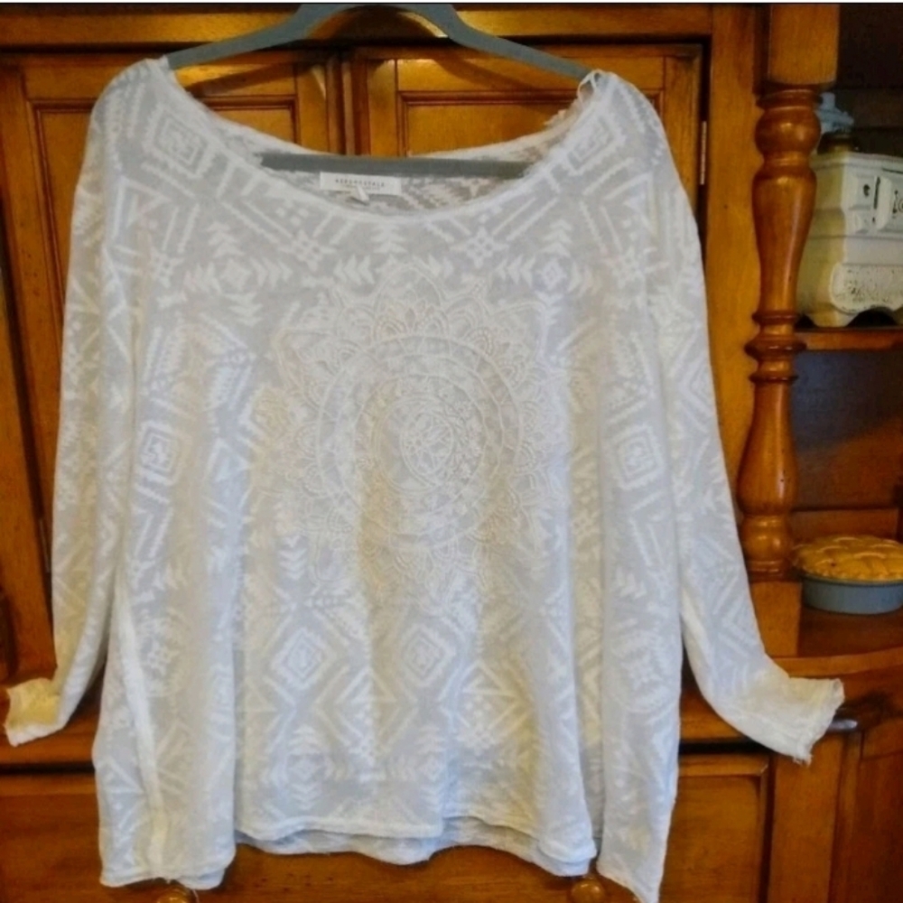 Aeropostale Mandela Lace top Size Small Oversized NWOT